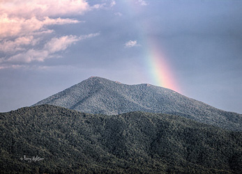 Rainbow Over Peaks of Otter by Terry Aldhizer
